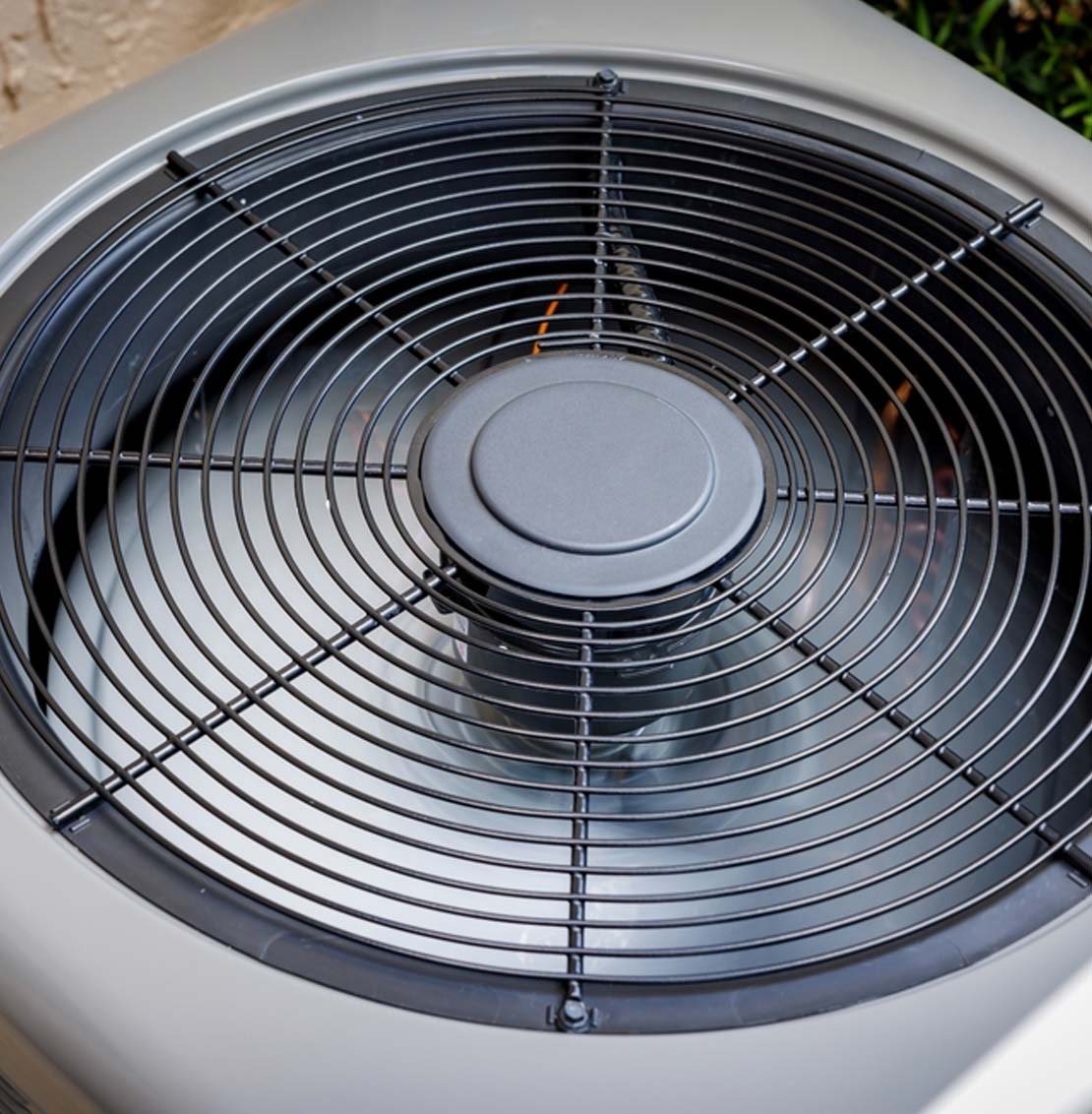 Close up of AC Unit from above