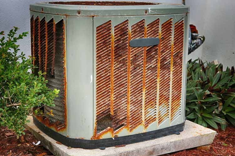 Rusted AC Unit